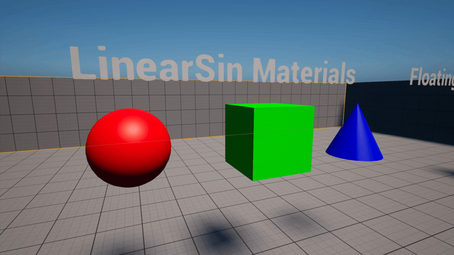 Unreal Engine 5 LinearSin inside the material playground