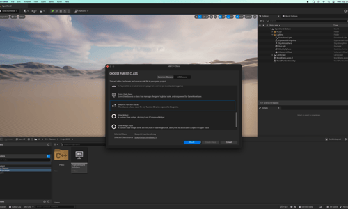 Creating a new C++ BlueprintFunctionLibrary class inside Unreal Engine 5